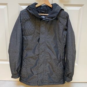 Women’s The North Face charcoal hooded jacket